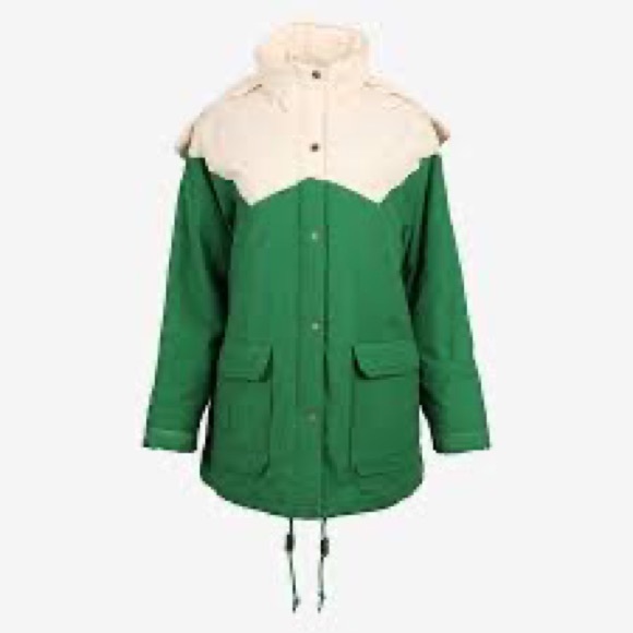 The Great. + Eddie Bauer Women’s The Hooded Parka Safari Green size XS NWT - Picture 2 of 11